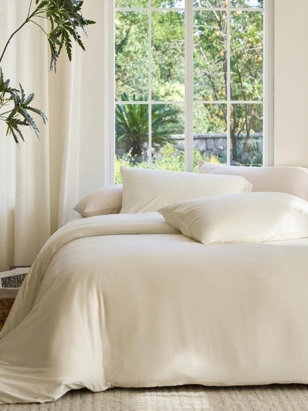 Luxurious Cream Duvet Cover Set by